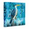 Stupell Industries Standing Crane with Blue Tones Canvas Design by Kay Widdowson